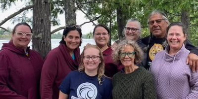 Photo of participants of the LSU Writing Project Summer Institute at Mallard Lake.