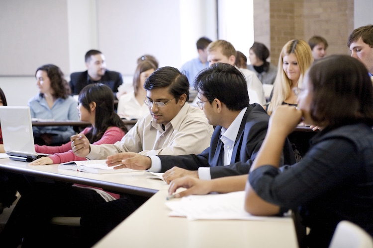 students in lecture