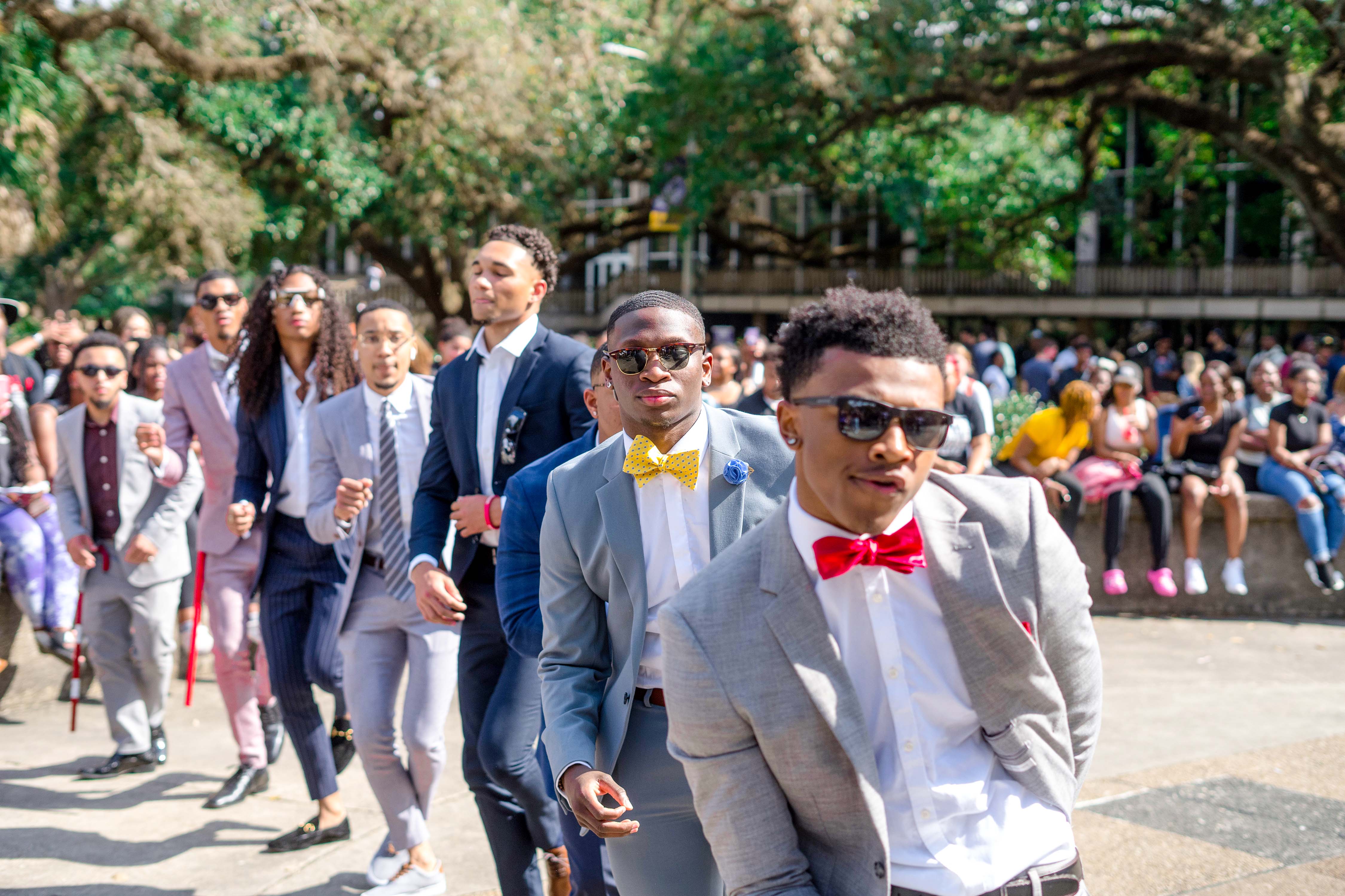 NPHC members at Wild Out Wednesdays