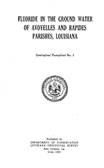 Avoyelles Parish Flouride 1939