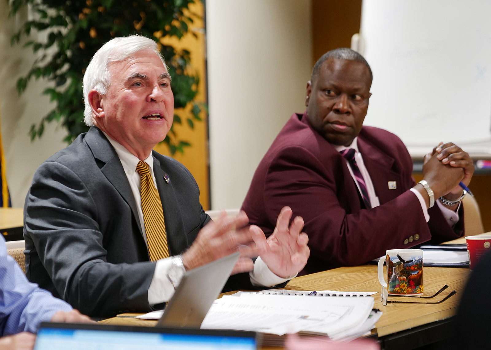 Luke Laborde and Orlando McMeans, LSU and Southern agriculture leaders